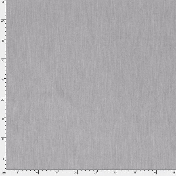 Gabardine stof Effen Licht grijs