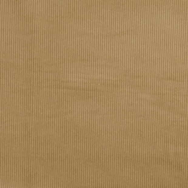 Corduroy 4.5w stof Effen Beige