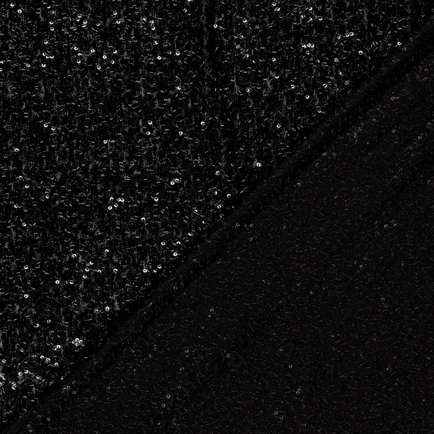 Mesh fabric Unicolour Sequins 