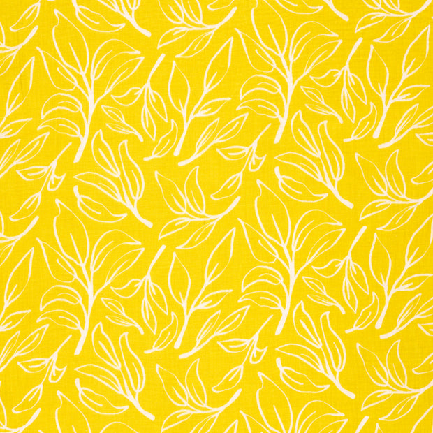 Muslin fabric Yellow matte 