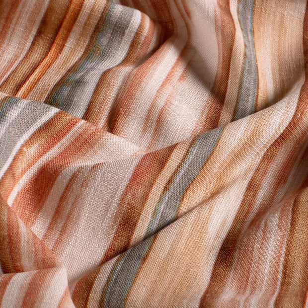  fabric Stripes Brique