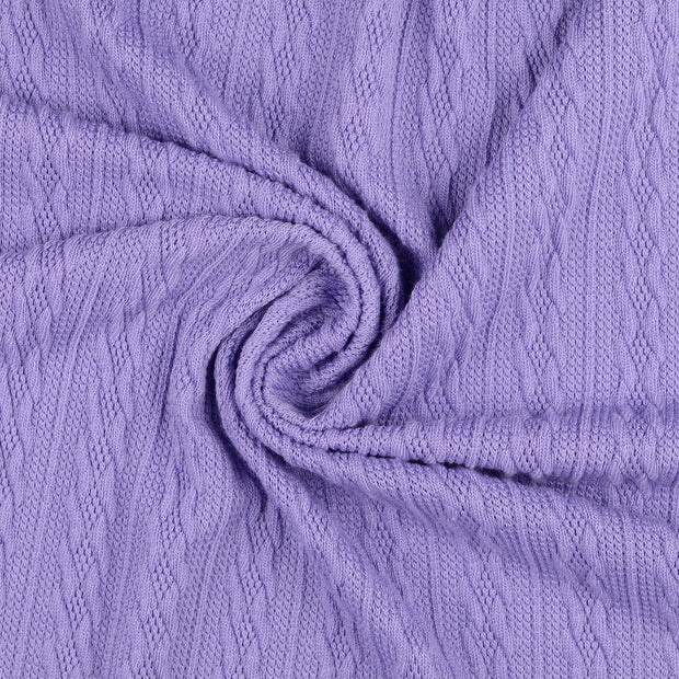 Heavy Knit fabrik Helllila 