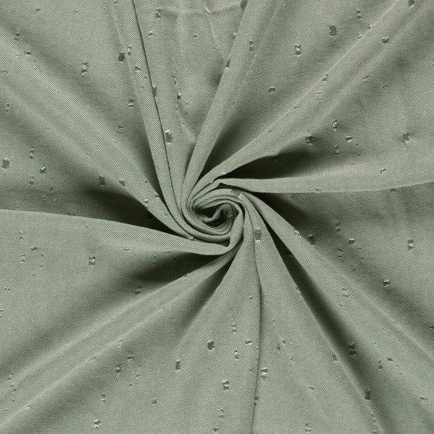 Denim fabric Olive Green 