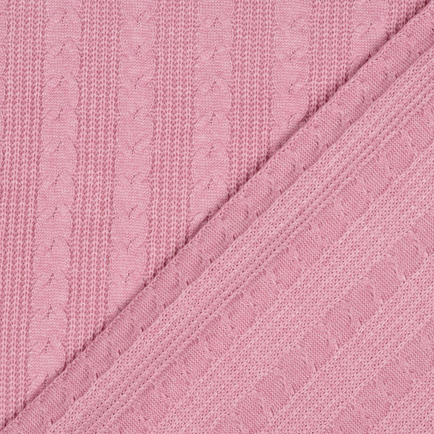 Heavy Knit tela Unicolor teñido con hilo 