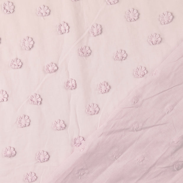Cotton Poplin fabric embroidered 