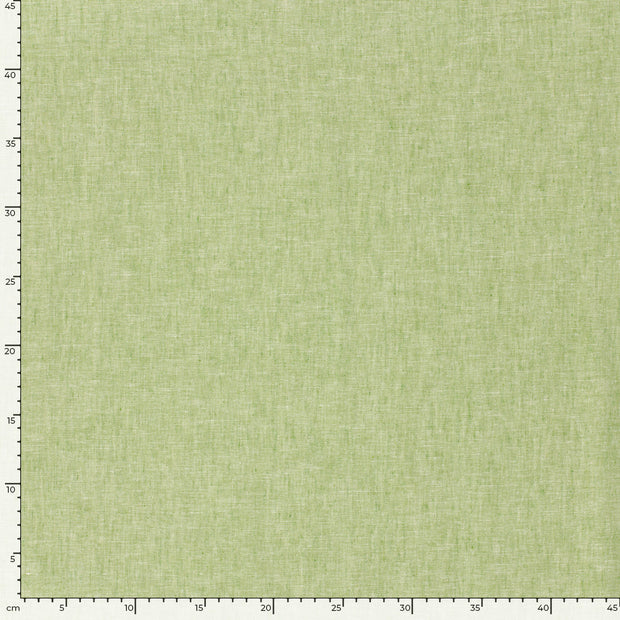 Chambré tela Melange Verde lima