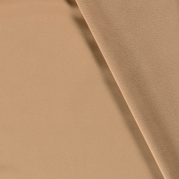 Tejido Softshell tela Unicolor Camel