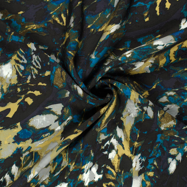 Woven Polyester fabric Navy 