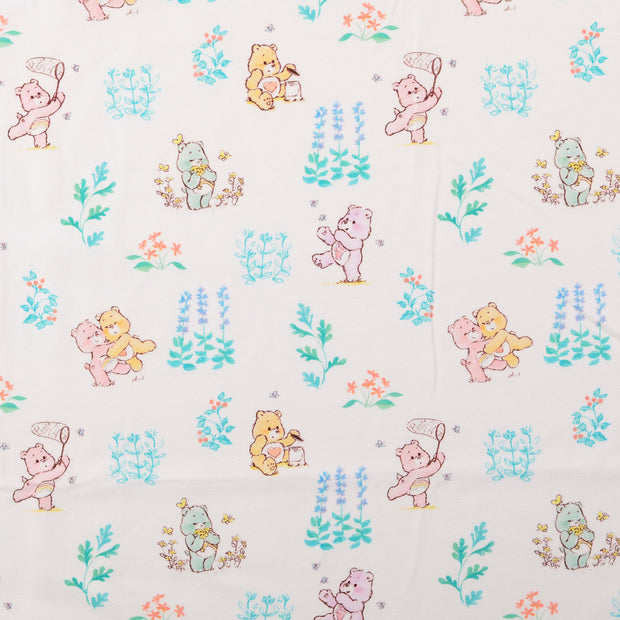 Jersey fabric Bears White