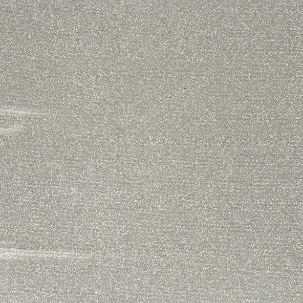 Polyester Jersey fabric Silver sparkling 