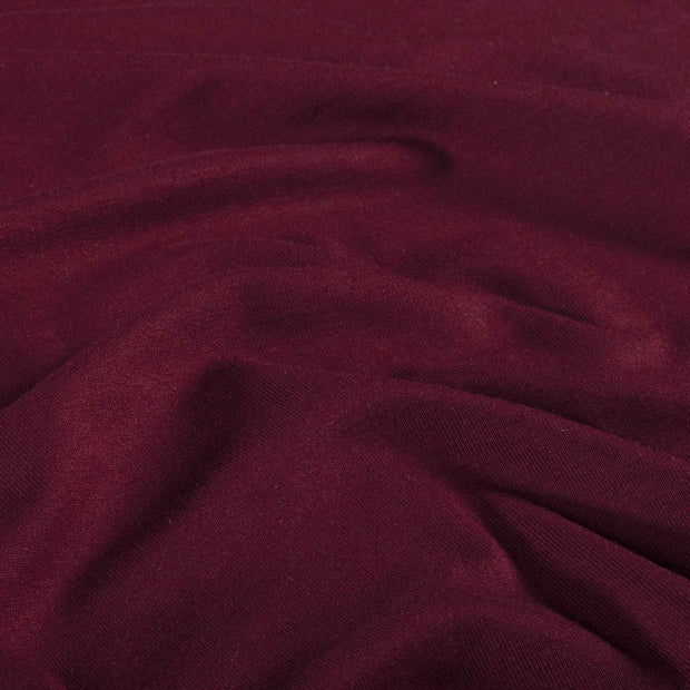 Viscose Jersey fabrik Uni Weinrot