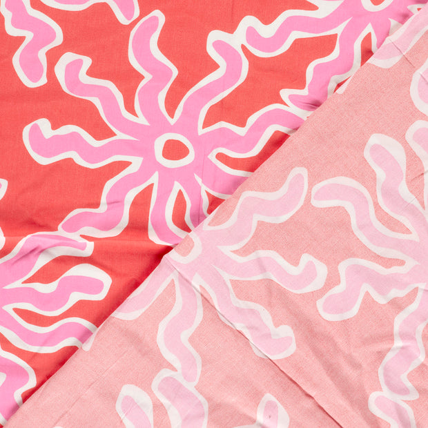 Bamboo Poplin fabric Suns printed 