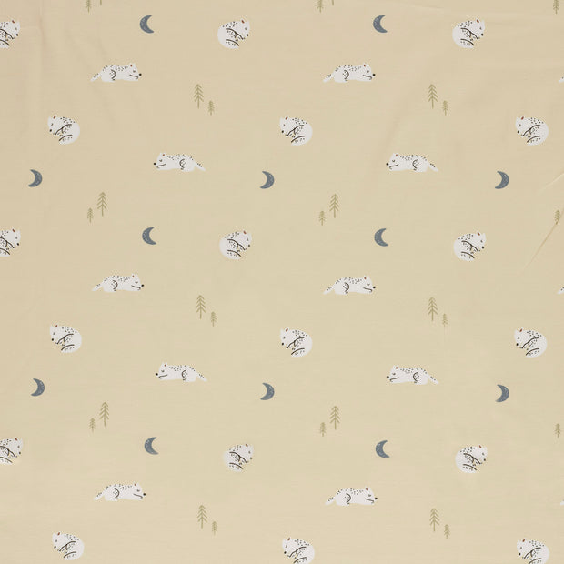 Jersey fabric Beige soft 