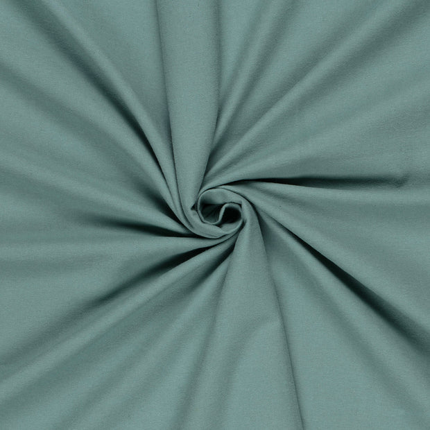 Flannel fabric Dark Mint brushed 