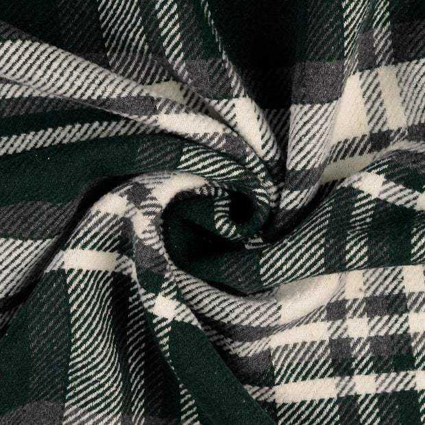 Tweed stof Donker groen 