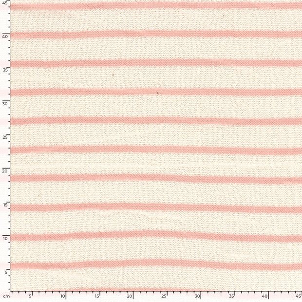 Jacquard tela Rayas Rosa