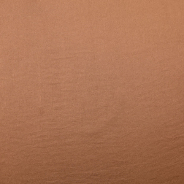 Satin fabric Unicolour Brown