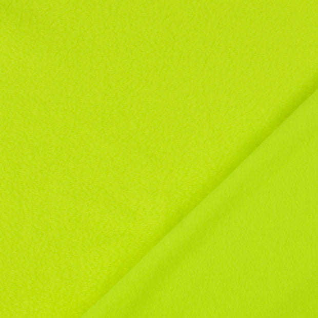 Polaire tissu Unicolore brossé 