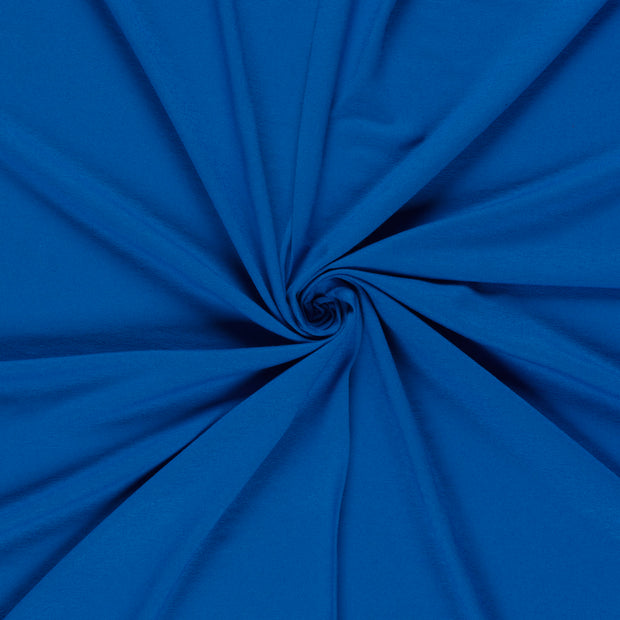 Jersey de Viscose tissu Cobalt 