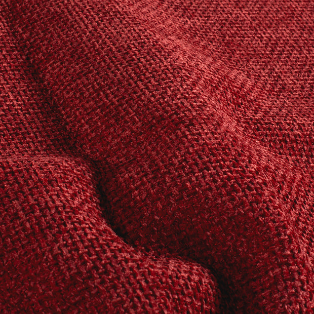 Chenille fabric Unicolour Red