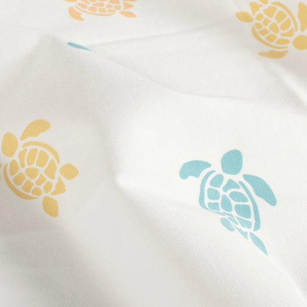Jersey de Coton tissu animaux Blanc cassé