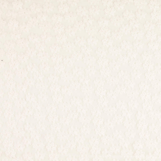 Mesh fabric White 
