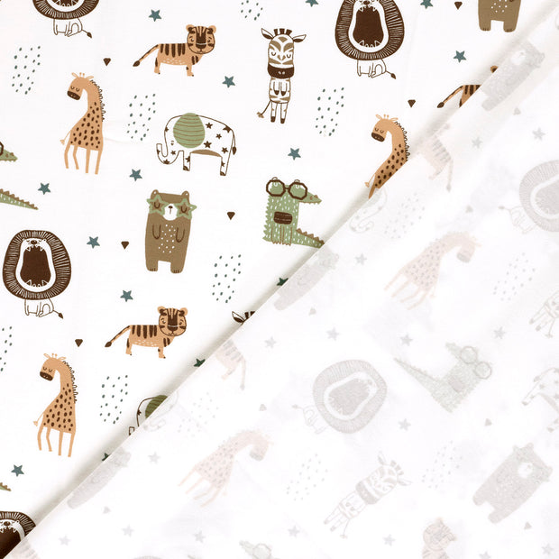 Jerséis tela Animales estampado 
