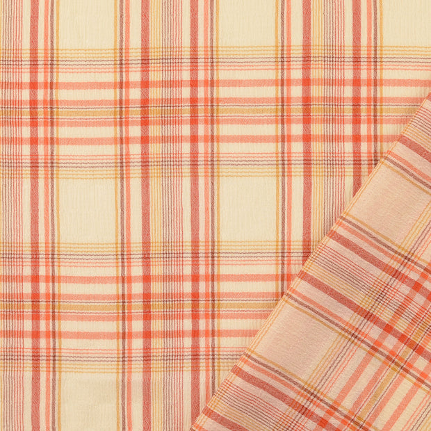 Voile tissu froissé 