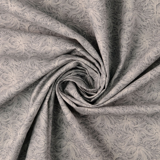 Cotton Poplin fabric Grey 