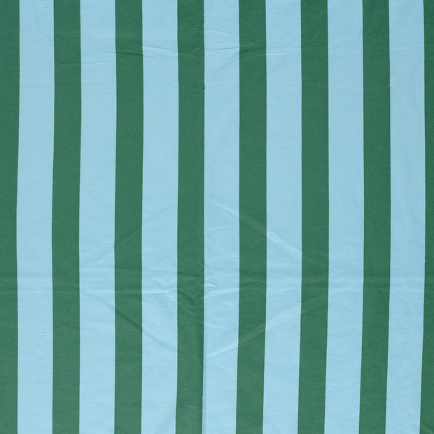 French Terry stof Strepen Babyblauw