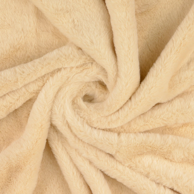 Fake Fur fabric Nude 