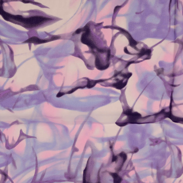 Chiffon fabric Batik Lila