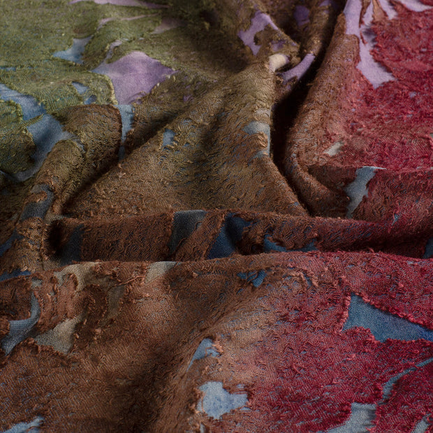 Jacquard tela Flores 