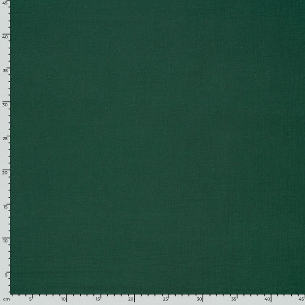 Muslin fabric Unicolour Dark Green