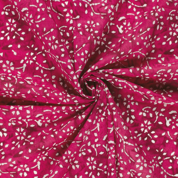 Voile tela Fucsia estampado 