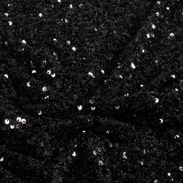 Mesh fabric Unicolour Black