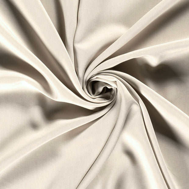 Bambou Poplin tissu Unicolore Beige