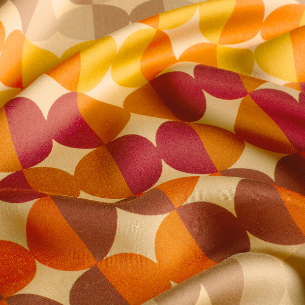 Viscose Satin fabric Camel
