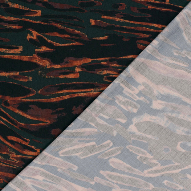 Viscose Satin tissu Abstrait imprimé 