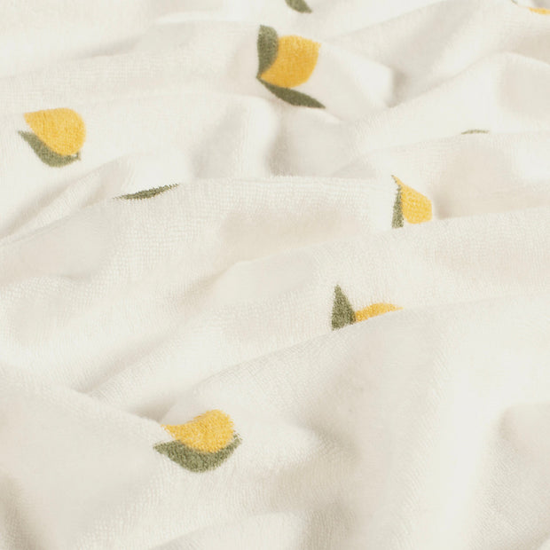 Éponge tissus tissu fruits Blanc cassé