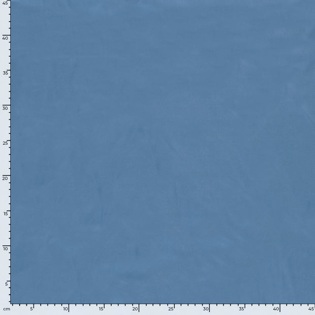 Satin fabrik Uni Blau