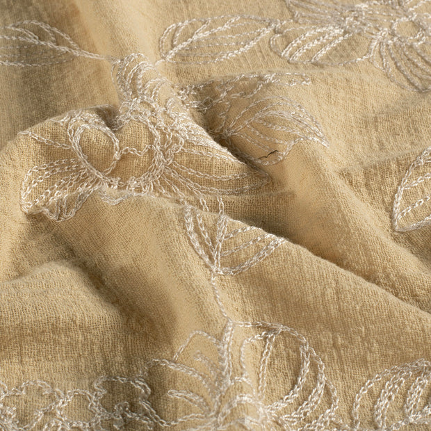  fabric Flowers Beige