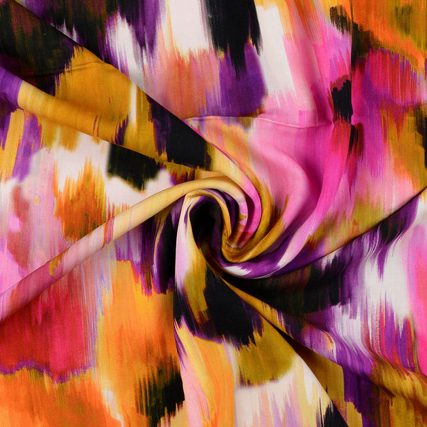 Viscose Poplin fabric Abricot 