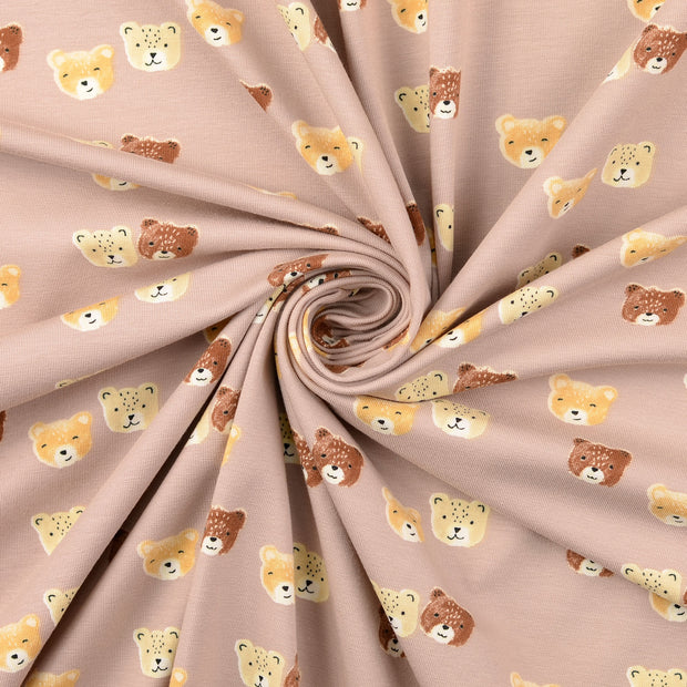 Jersey fabric Brown 