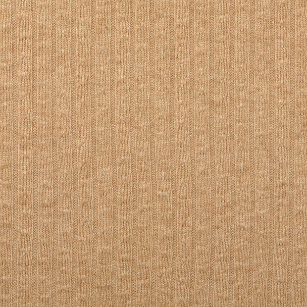 Heavy Knit tissu Unicolore Beige
