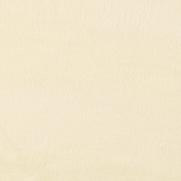 Fake Fur fabric Unicolour Off White