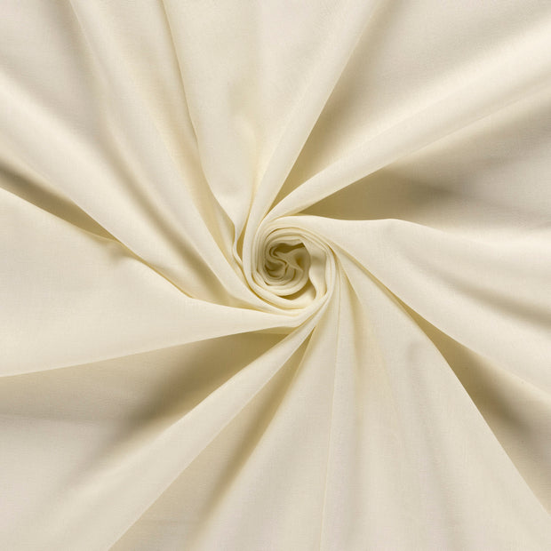 Geweven Viscose Linnen stof Ivoor 