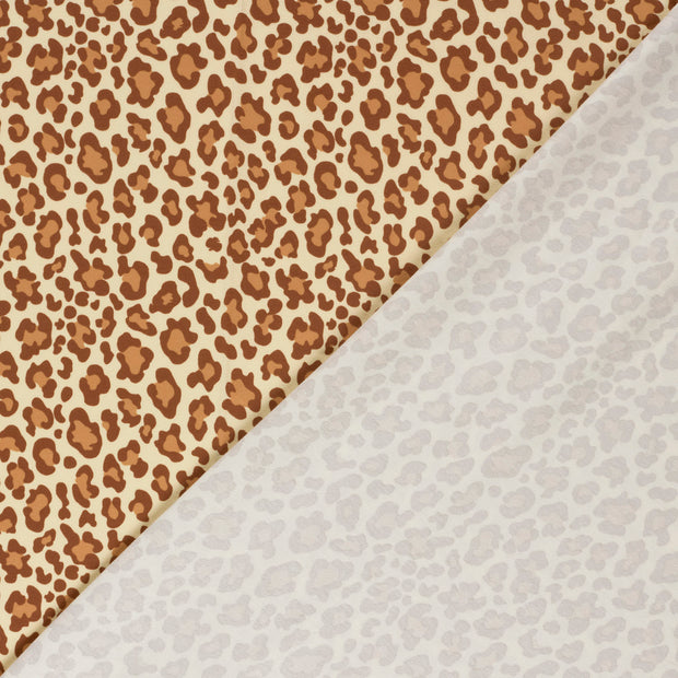Jersey fabric Panther printed 
