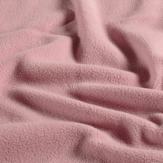Fleece fabric Unicolour Old Pink