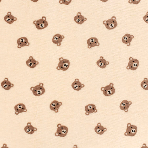 Coral Fleece fabrik Beige weich 